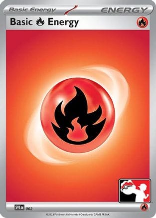'Pokemon - 'Basic Fire Energy 002  Prize Pack Series Cards - Common