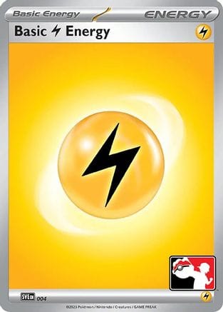 'Pokemon - 'Basic Lightning Energy 004  Prize Pack Series Cards - Common