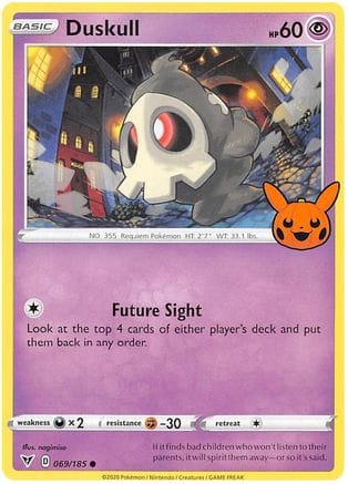'Pokemon - 'Duskull 069/185  Trick or Trade BOOster Bundle 2023 - Common