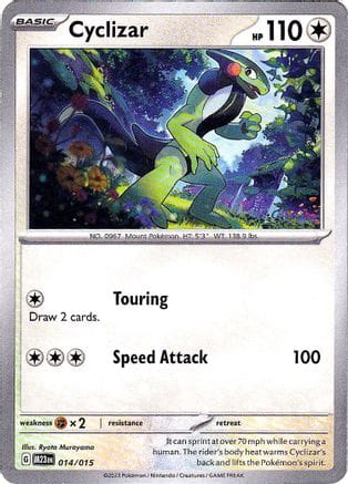 'Pokemon - 'Cyclizar 014/015  McDonalds Promos 2023 - Promo