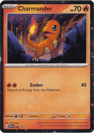 'Pokemon - 'Charmander 047  - Holofoil SV Scarlet & Violet Promo Cards - Promo