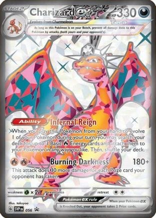 'Pokemon - 'Charizard ex 056  - Holofoil SV Scarlet & Violet Promo Cards - Promo