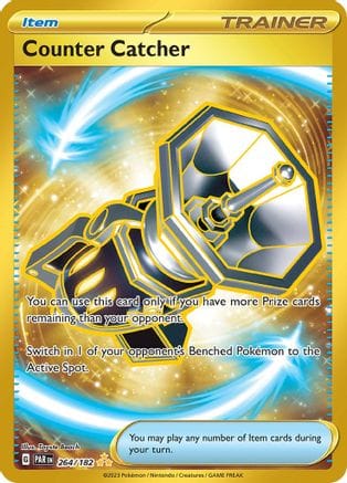 'Pokemon - 'Counter Catcher 264/182  - Holofoil SV04 Paradox Rift - Hyper Rare