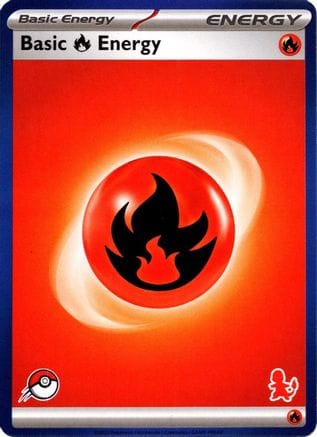 'Pokemon - 'Basic Fire Energy (Blue Border)  My First Battle - Unconfirmed