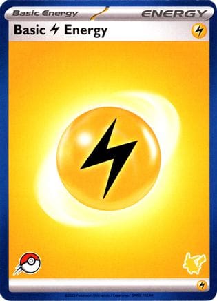 'Pokemon - 'Basic Lightning Energy (Blue Border)  My First Battle - Unconfirmed