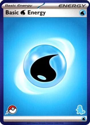 'Pokemon - 'Basic Water Energy (Blue Border)  My First Battle - Unconfirmed