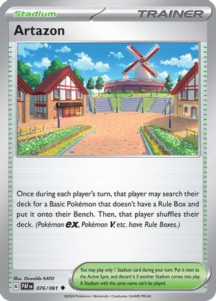 'Pokemon - 'Artazon 076/091  SV Paldean Fates - Uncommon