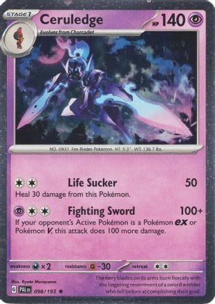 'Pokemon - 'Ceruledge 098/193  - Holofoil Miscellaneous Cards & Products - Promo