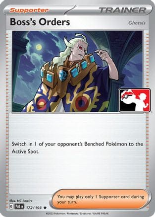 'Pokemon - 'Boss's Orders 172/193  Prize Pack Series Cards - Rare