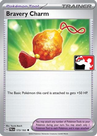 'Pokemon - 'Bravery Charm 173/193  - Holofoil Prize Pack Series Cards - Uncommon