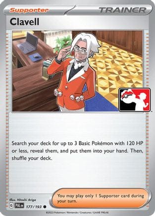 'Pokemon - 'Clavell 177/193  - Holofoil Prize Pack Series Cards - Common