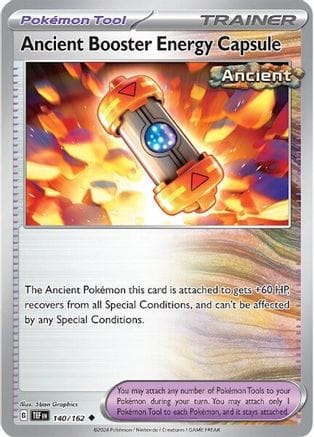 'Pokemon - 'Ancient Booster Energy Capsule 140/162  SV05 Temporal Forces - Uncommon