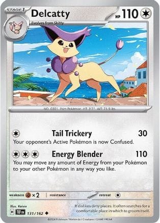 'Pokemon - 'Delcatty 131/162  SV05 Temporal Forces - Uncommon