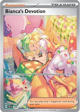 'Pokemon - 'Bianca's Devotion 209/162  - Holofoil SV05 Temporal Forces - Special Illustration Rare