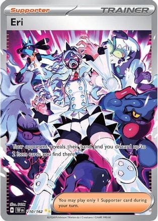 'Pokemon - 'Eri 210/162  - Holofoil SV05 Temporal Forces - Special Illustration Rare