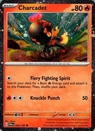 'Pokemon - 'Charcadet 026/182  - Holofoil Miscellaneous Cards & Products - Promo