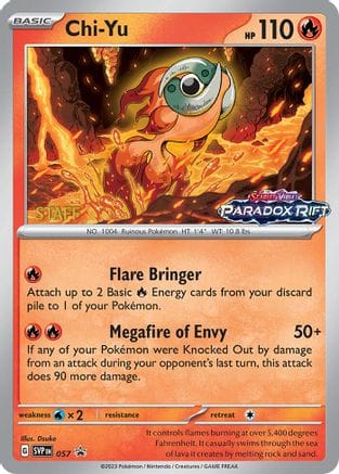 'Pokemon - 'Chi 057  - Holofoil SV Scarlet & Violet Promo Cards - Promo
