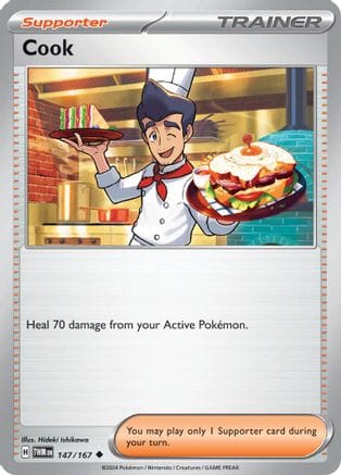 'Pokemon - 'Cook 147/167  SV06 Twilight Masquerade - Uncommon
