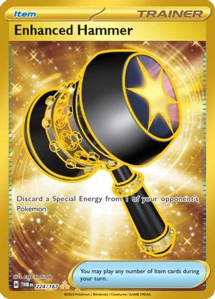 'Pokemon - 'Enhanced Hammer 224/167  - Holofoil SV06 Twilight Masquerade - Hyper Rare