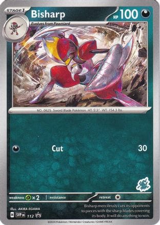 'Pokemon - 'Bisharp - Darkrai Deck 112  Battle Academy 2024 - Promo