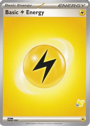 'Pokemon - 'Basic Lightning Energy - Pikachu 16 004  Battle Academy 2024 - Common