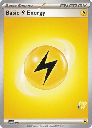 'Pokemon - 'Basic Lightning Energy - Pikachu 20 004  Battle Academy 2024 - Common
