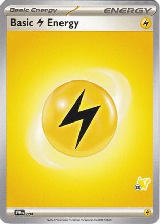 'Pokemon - 'Basic Lightning Energy - Pikachu 22 004  Battle Academy 2024 - Common