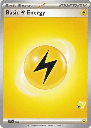 'Pokemon - 'Basic Lightning Energy - Pikachu 27 004  Battle Academy 2024 - Common