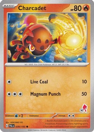 'Pokemon - 'Charcadet - Armarouge 19 039  Battle Academy 2024 - Common