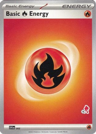 'Pokemon - 'Basic Fire Energy - Armarouge 6 002  Battle Academy 2024 - Unconfirmed
