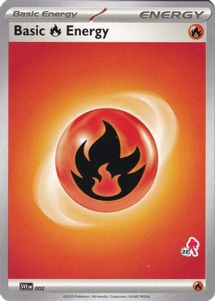 'Pokemon - 'Basic Fire Energy 002  Battle Academy 2024 - Unconfirmed