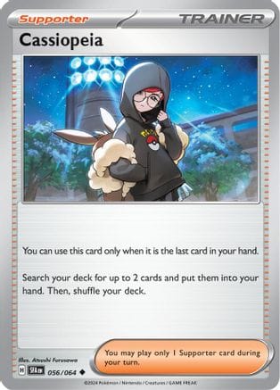 'Pokemon - 'Cassiopeia 056/064  - Reverse Holofoil SV Shrouded Fable - Uncommon