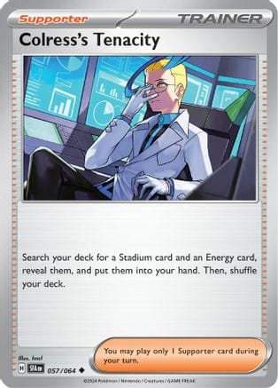 'Pokemon - 'Colress's Tenacity 057/064  SV Shrouded Fable - Uncommon