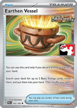 'Pokemon - 'Earthen Vessel 163/182  Prize Pack Series Cards - Uncommon