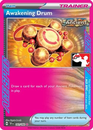 'Pokemon - 'Awakening Drum 141  - Holofoil Prize Pack Series Cards - ACE SPEC Rare