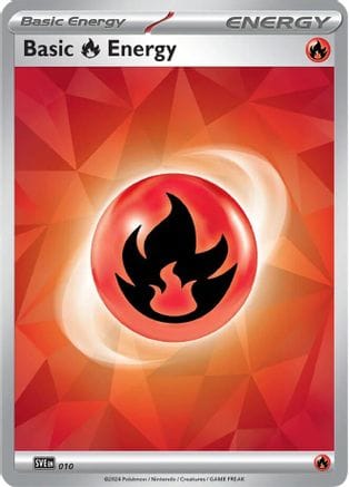 'Pokemon - 'Basic Fire Energy 010  SVE Scarlet & Violet Energies - Common