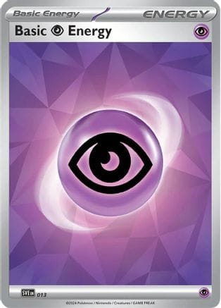 'Pokemon - 'Basic Psychic Energy 013  - Holofoil SVE Scarlet & Violet Energies - Common