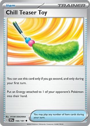 'Pokemon - 'Chill Teaser Toy 166/191  - Reverse Holofoil SV08 Surging Sparks - Uncommon
