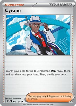 'Pokemon - 'Cyrano 170/191  SV08 Surging Sparks - Uncommon