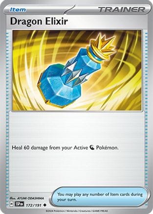 'Pokemon - 'Dragon Elixir 172/191  SV08 Surging Sparks - Uncommon