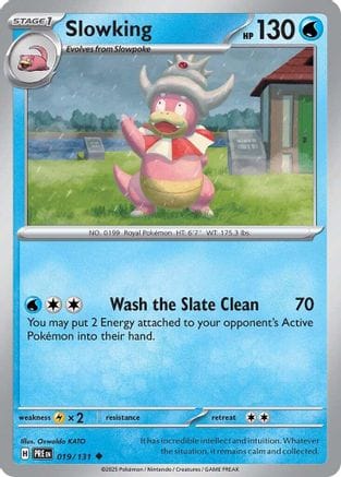 'Pokemon - 'Slowking 019/131  SV Prismatic Evolutions - Uncommon