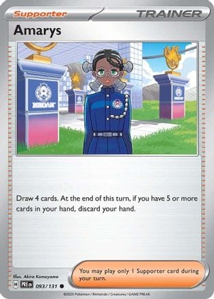 'Pokemon - 'Amarys 093/131  SV Prismatic Evolutions - Common