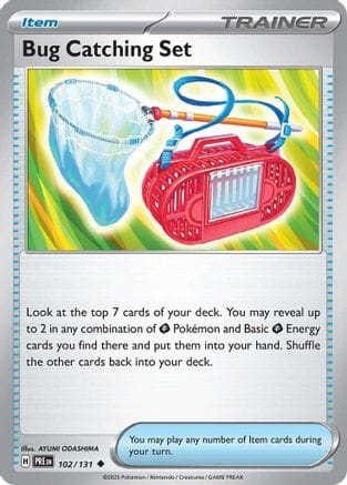 'Pokemon - 'Bug Catching Set 102/131  SV Prismatic Evolutions - Uncommon