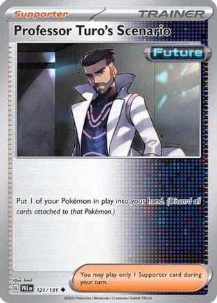 'Pokemon - 'Professor Turo's Scenario 121/131  SV Prismatic Evolutions - Uncommon