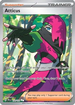 'Pokemon - 'Atticus 133/131  - Holofoil SV Prismatic Evolutions - Ultra Rare