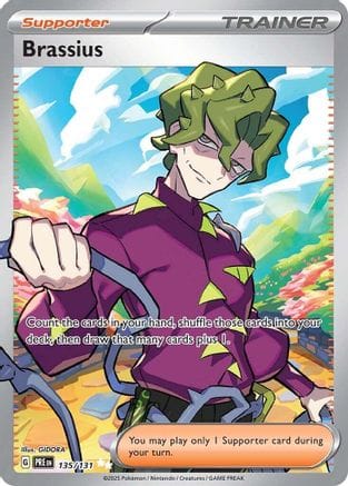 'Pokemon - 'Brassius 135/131  - Holofoil SV Prismatic Evolutions - Ultra Rare
