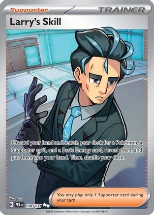 'Pokemon - 'Larry's Skill 139/131  - Holofoil SV Prismatic Evolutions - Ultra Rare