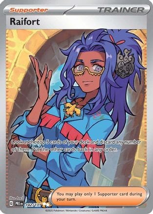 'Pokemon - 'Raifort 142/131  - Holofoil SV Prismatic Evolutions - Ultra Rare
