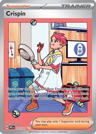 'Pokemon - 'Crispin 171/131  - Holofoil SV Prismatic Evolutions - Special Illustration Rare