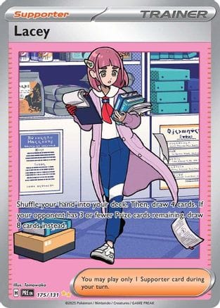 'Pokemon - 'Lacey 175/131  - Holofoil SV Prismatic Evolutions - Special Illustration Rare